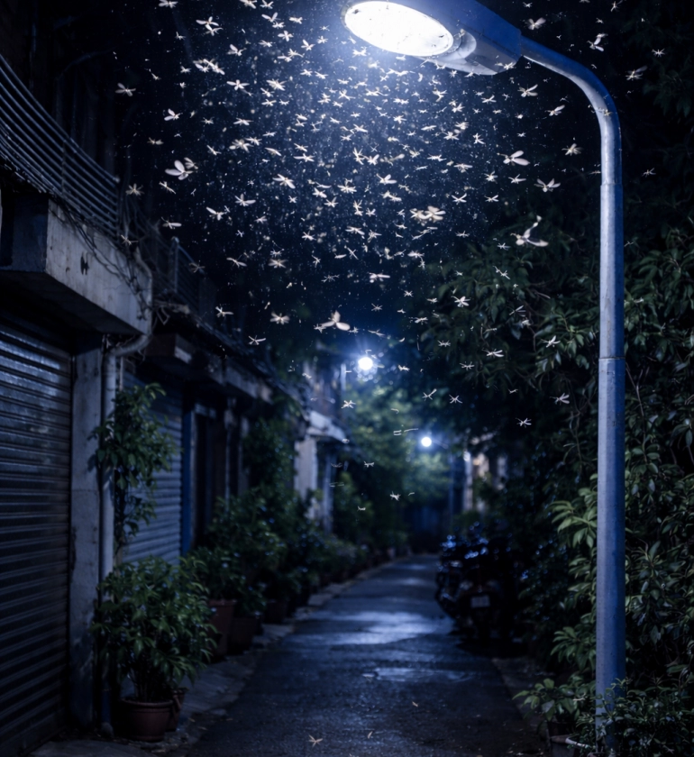 台北白蟻分飛季來了！